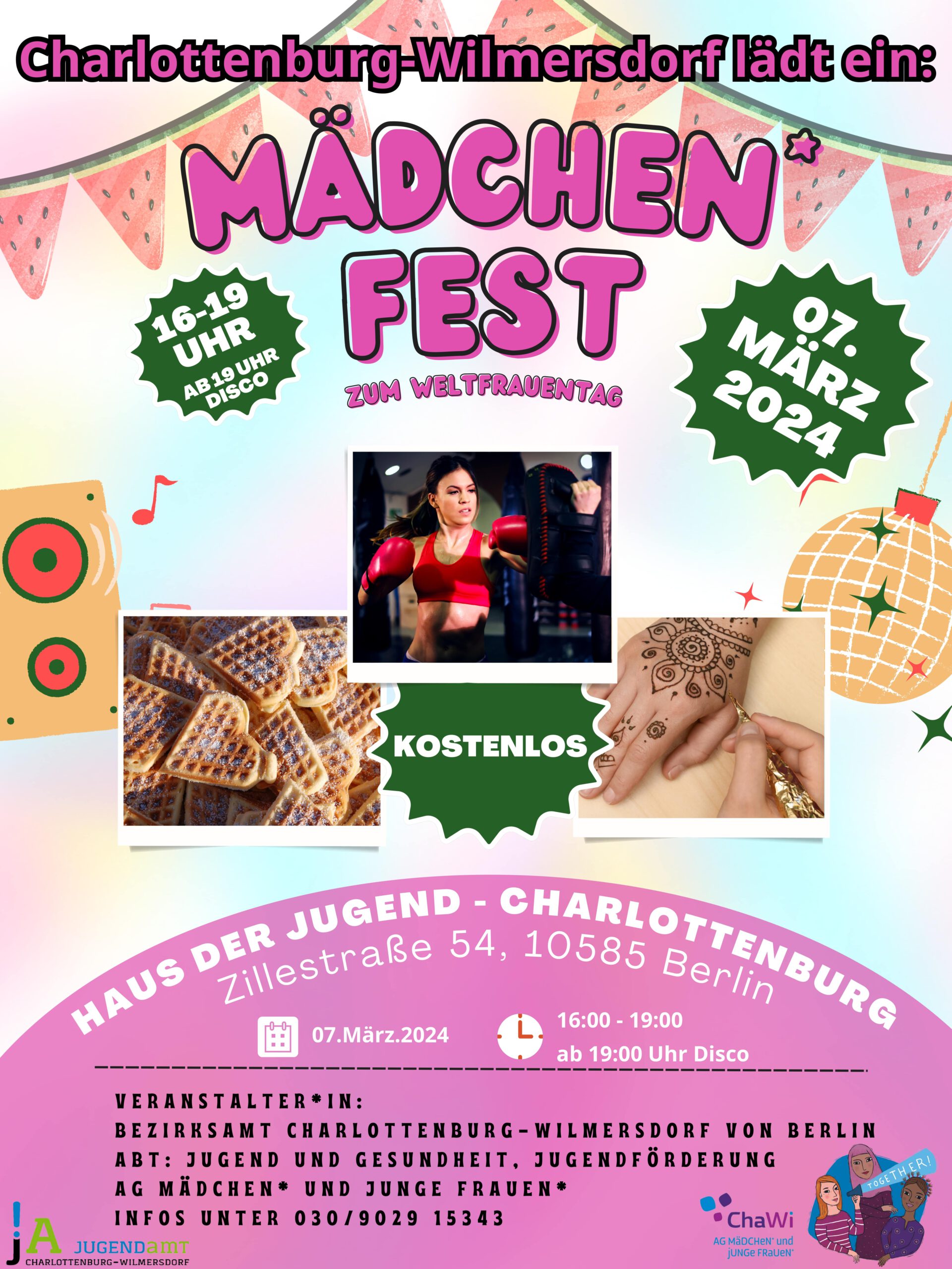 You are currently viewing  Jugendamt im Bezirk Charlottenburg-Wilmersdorf I Mädchenfest