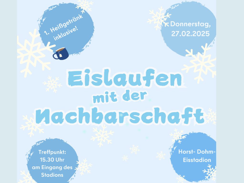 Eislaufen mit der Nachbarschaft am 27.02.25