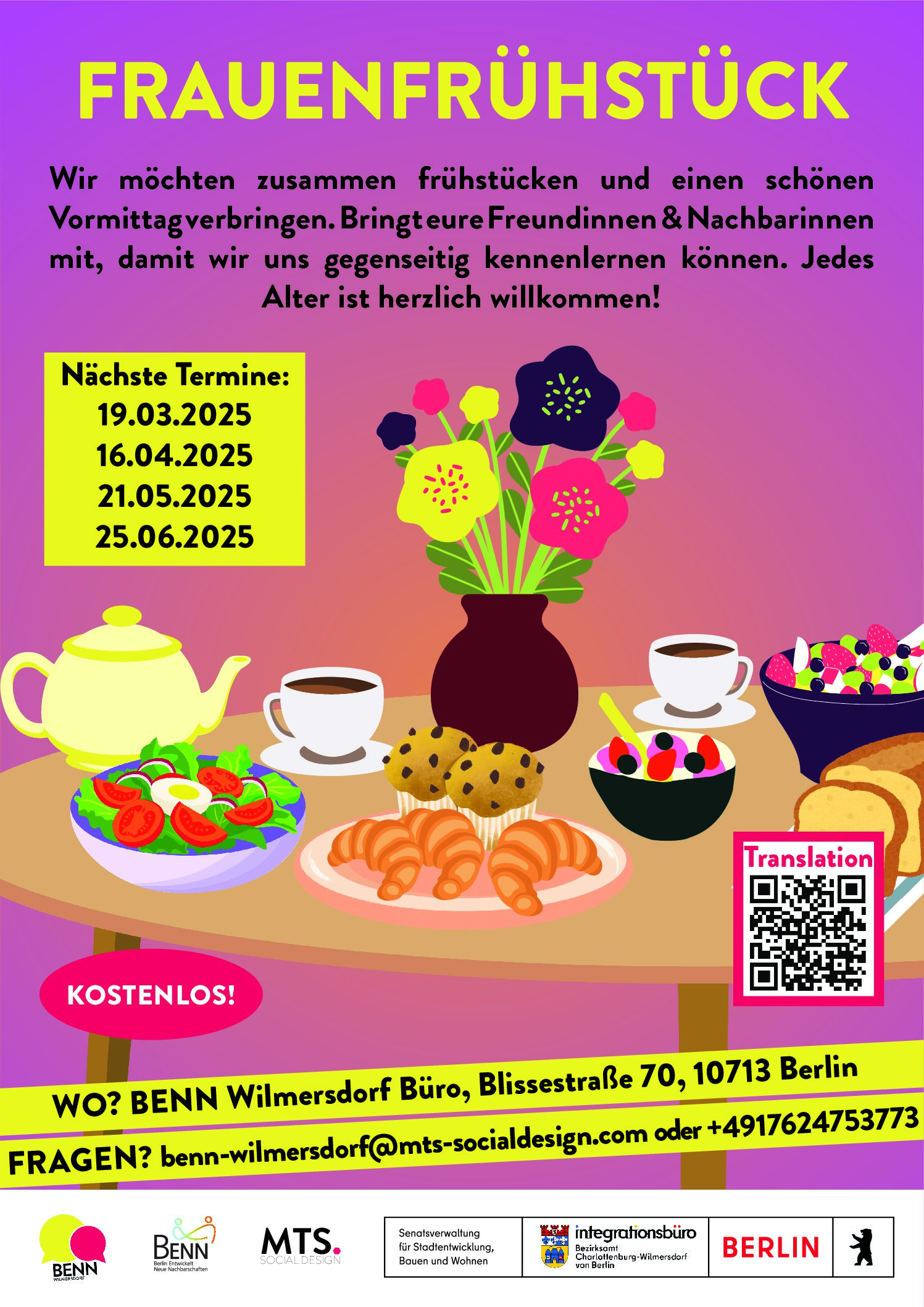 You are currently viewing  Frauenfrühstück bei BENN Wilmersdorf