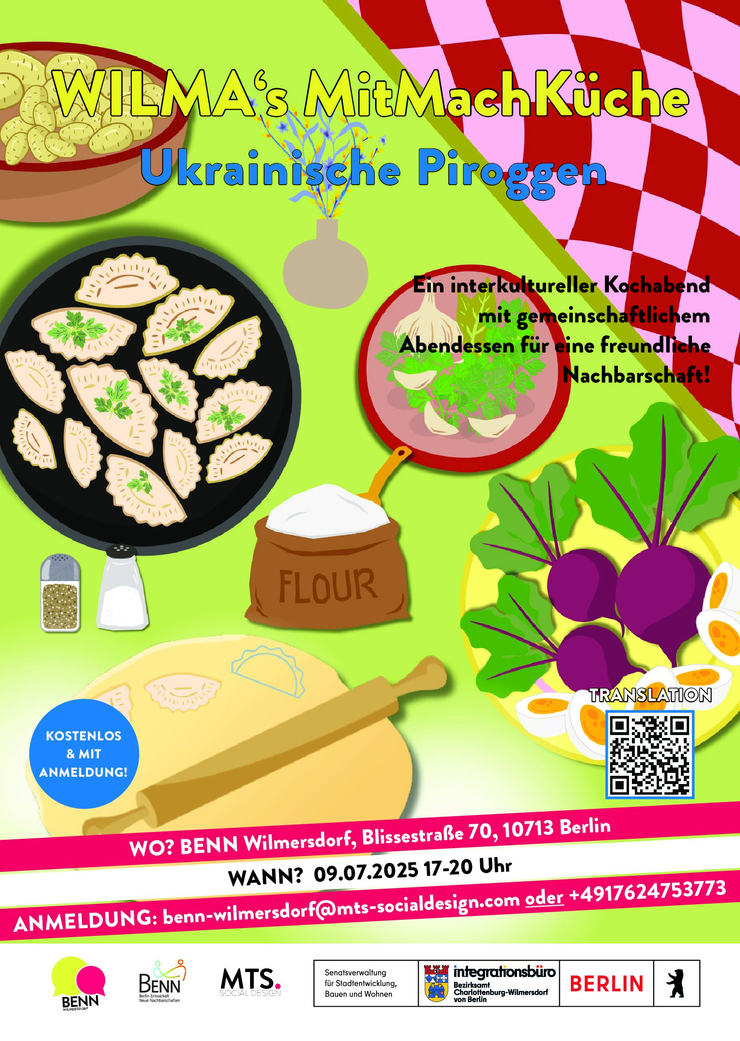 You are currently viewing  WILMA, die MitMachKüche - Ukrainische Küche