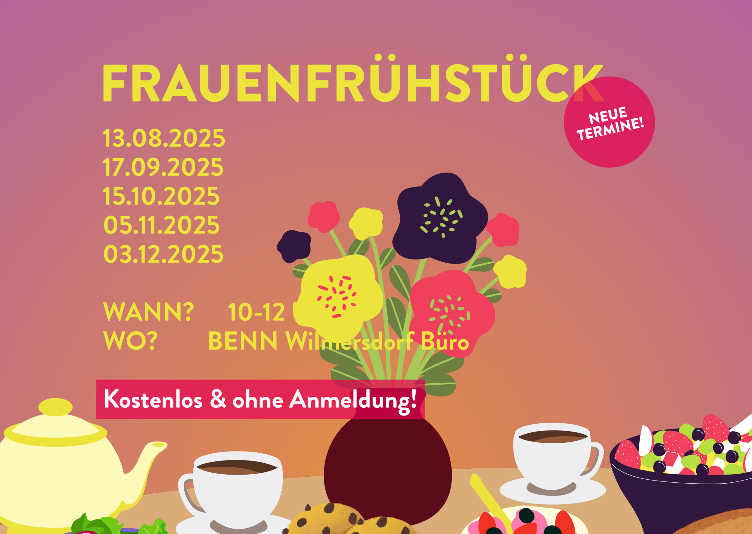 You are currently viewing Die neuen Termine für unser Frauenfrühstück sind da!