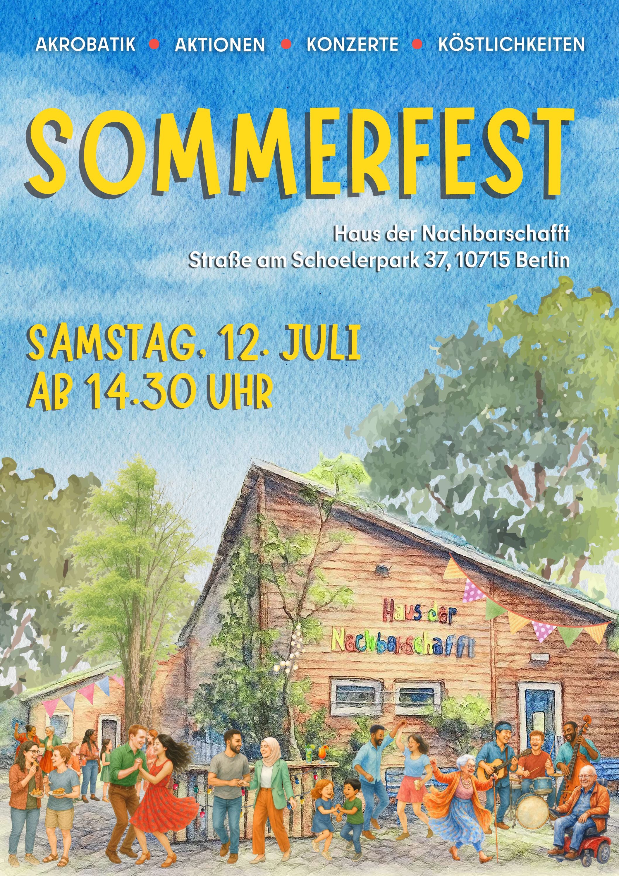 You are currently viewing  Sommerfest im Haus der Nachbarschafft