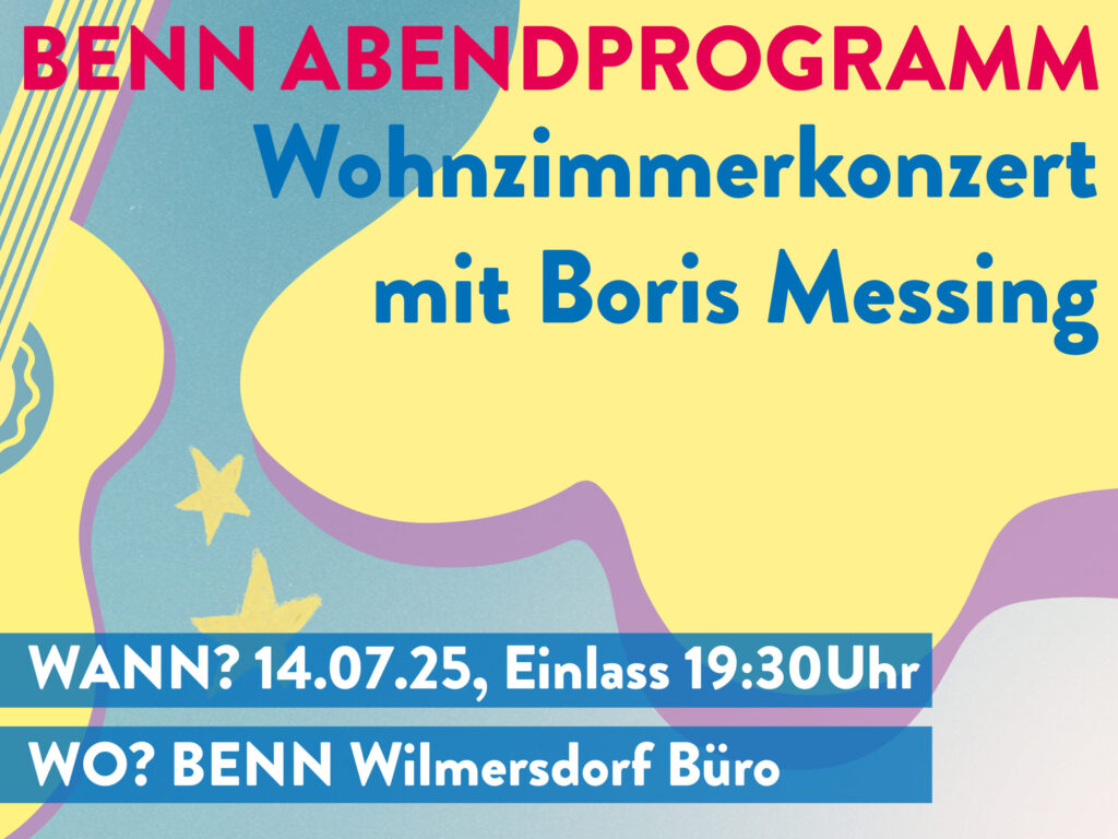 Wohnzimmerkonzert mit Boris Messing 14. Juli 2025