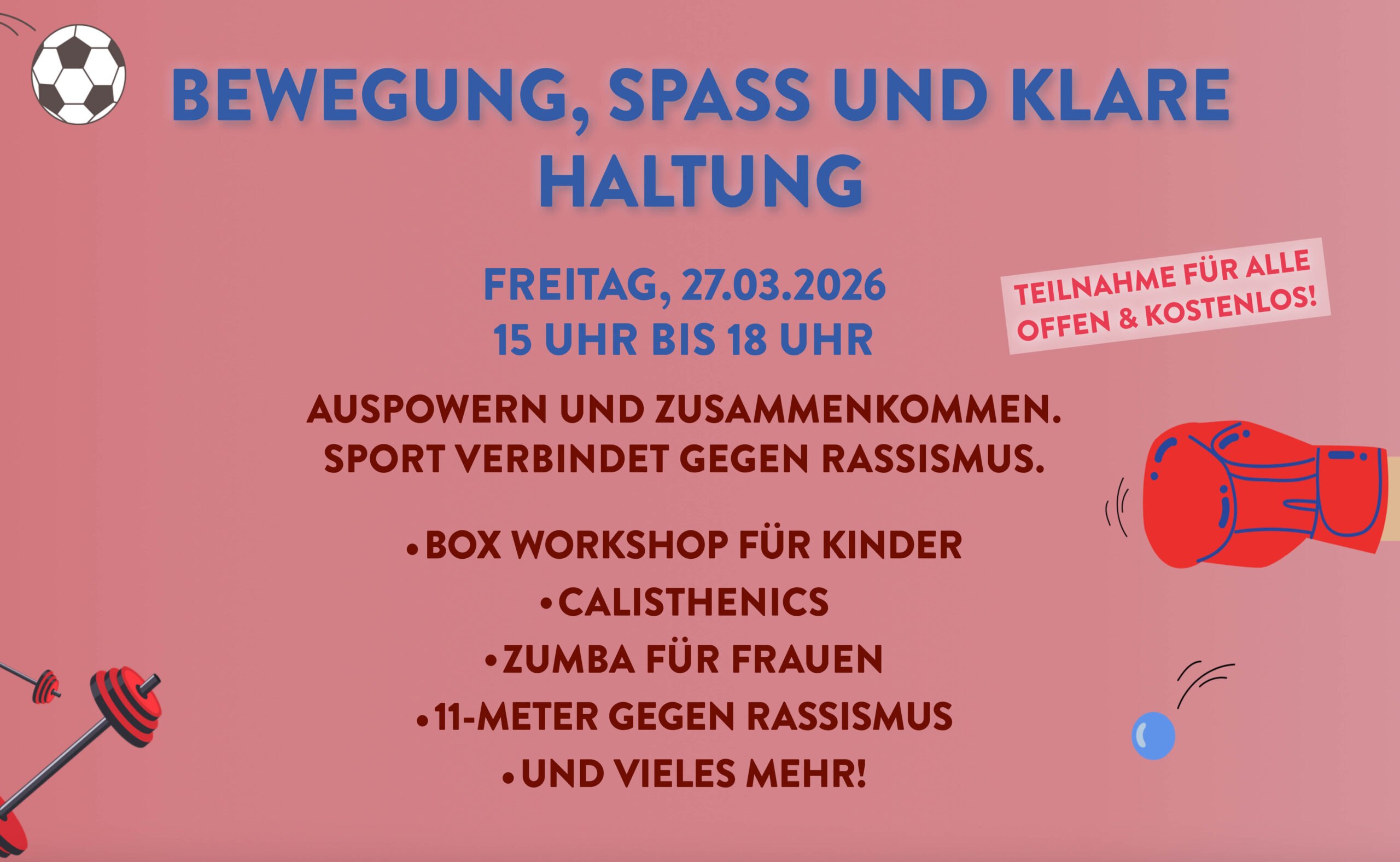 You are currently viewing Sportnachmittag der Vielfalt: Bewegung, Spaß und klare Haltung