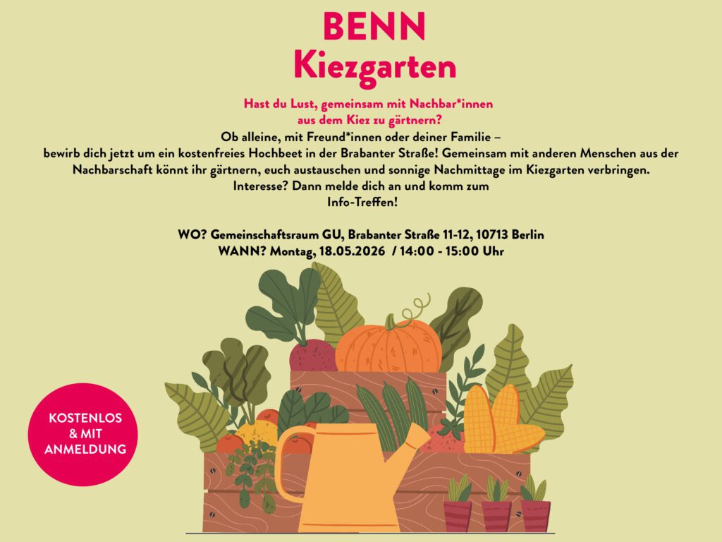 BENN Kiezgarten in der Brabanter Straße