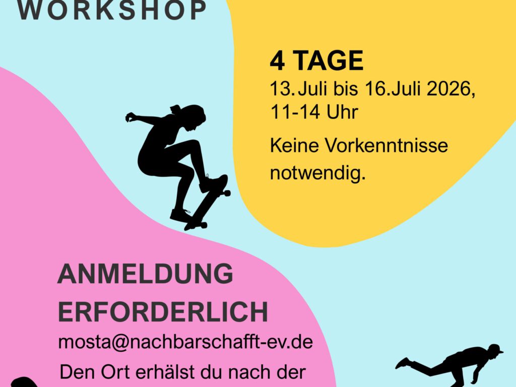 Skate Workshop für Kinder & Jugendliche – Jetzt anmelden!
