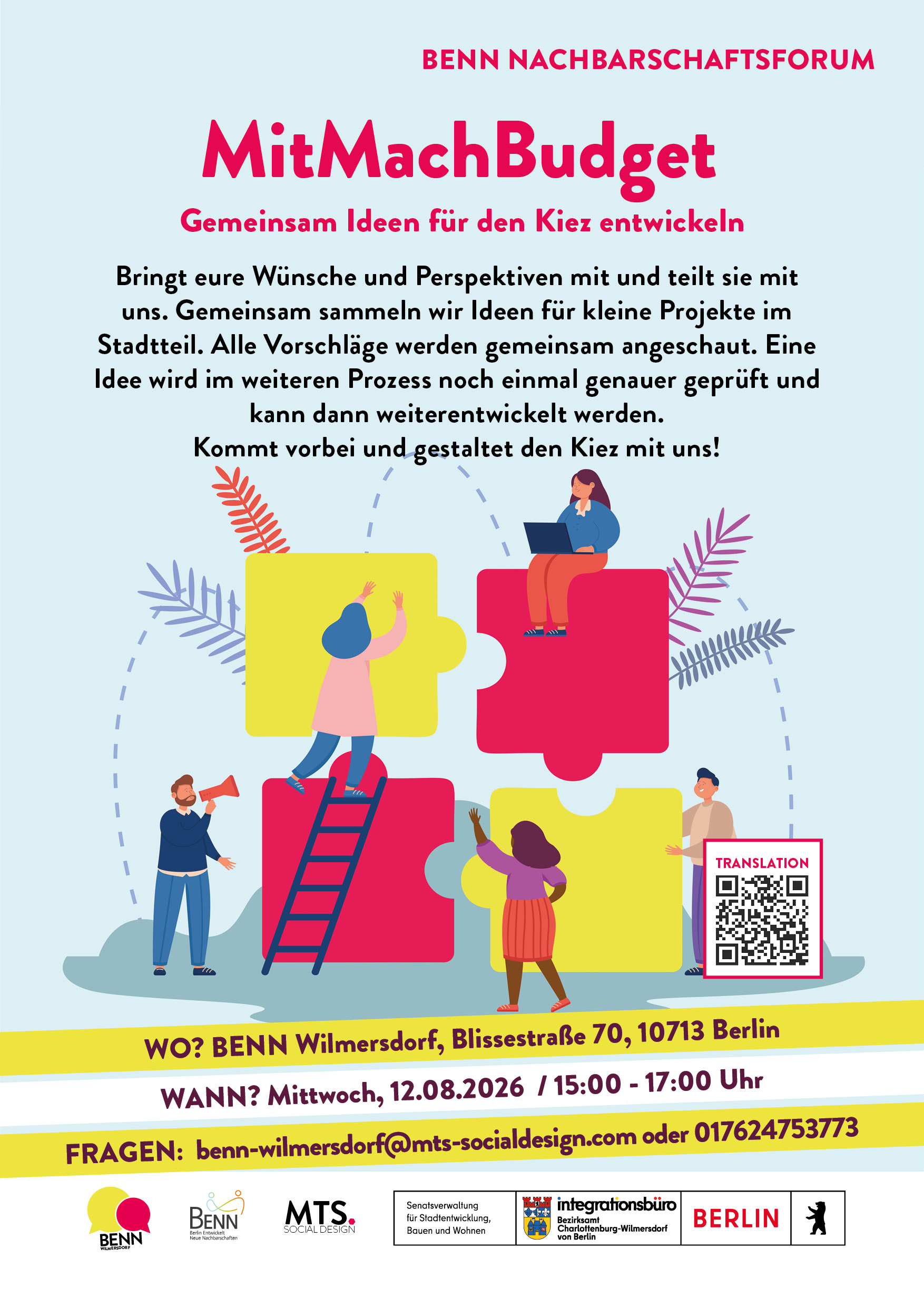 You are currently viewing BENN Nachbarschaftsforum I – MitMachBudget