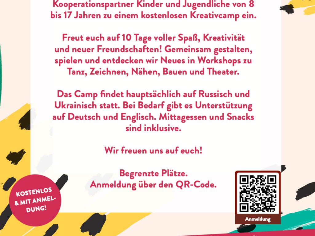 SommerCamp mit Play! Berlin (auf Russisch und Ukrainisch) – Jetzt anmelden!