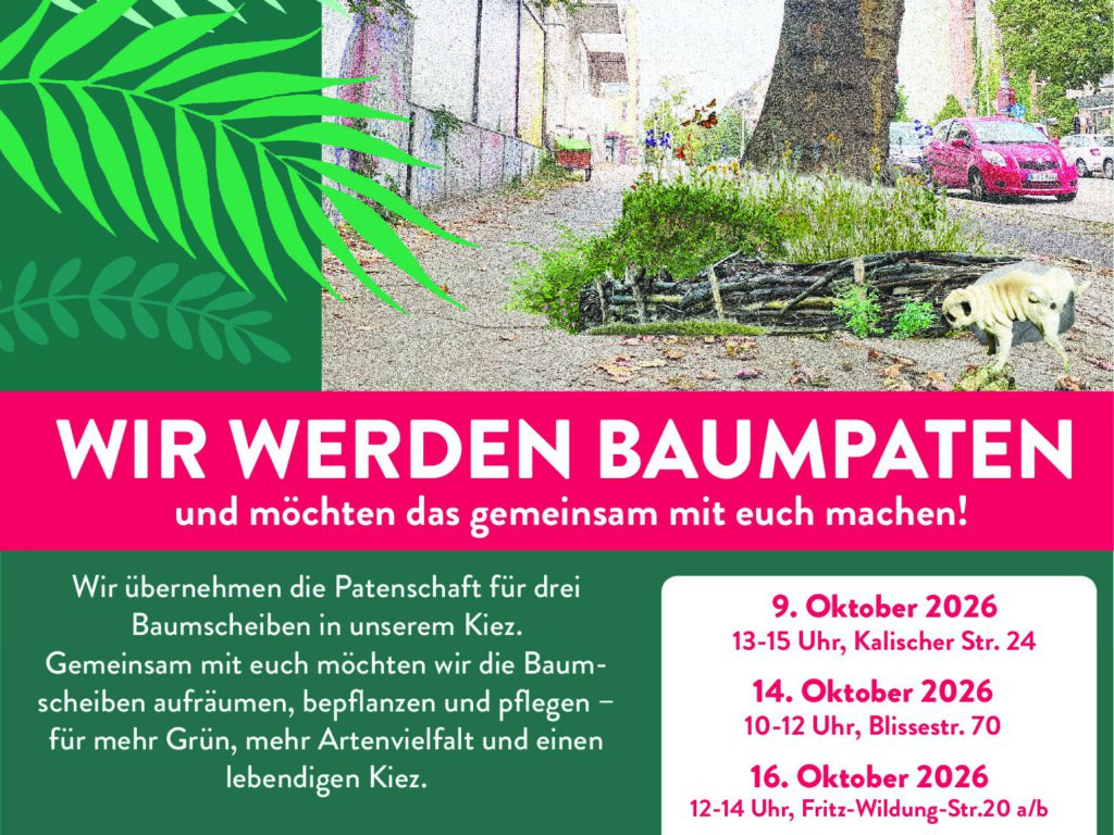 Wir werden Baumpaten – Gemeinsam mehr Grün im Kiez!